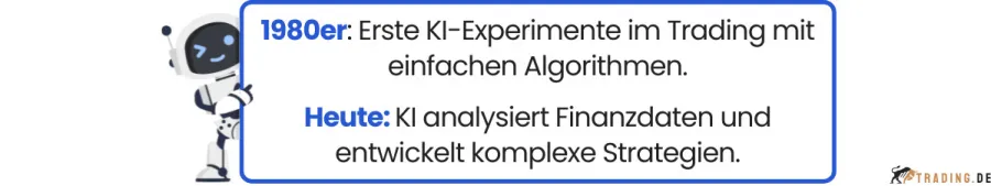 Entwicklung der künstlichen Intelligenz im Trading