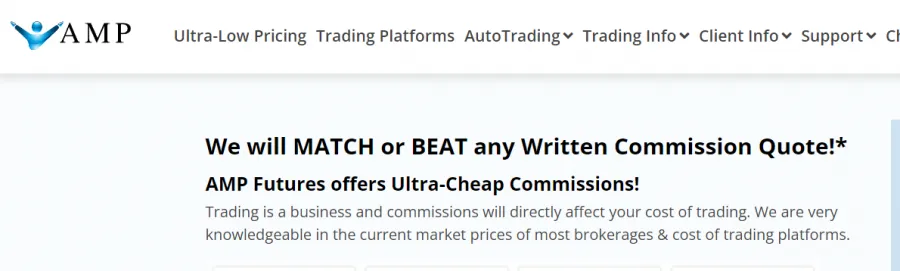 AMP Futures die günstigsten Gebühren