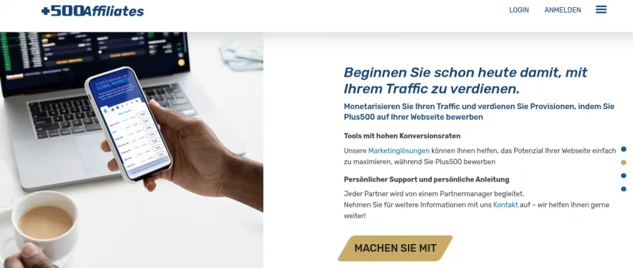 Plus500 Affiliate Programm