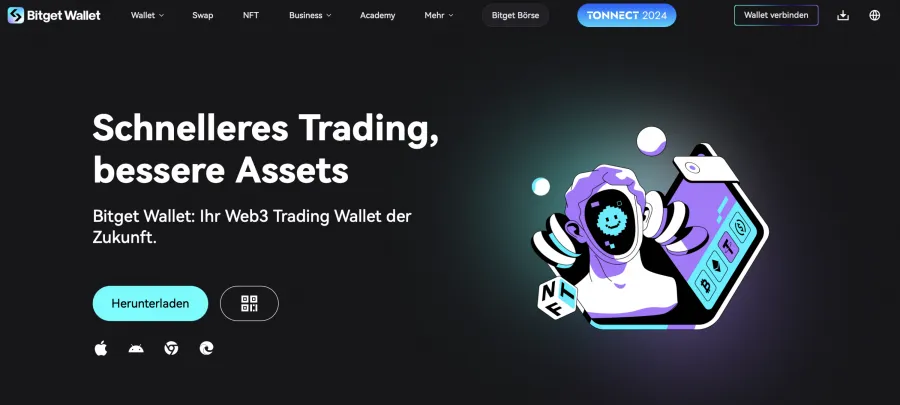 Bitget Krypto Wallet Startseite