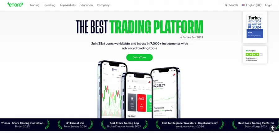 eToro: OTC Trading Broker