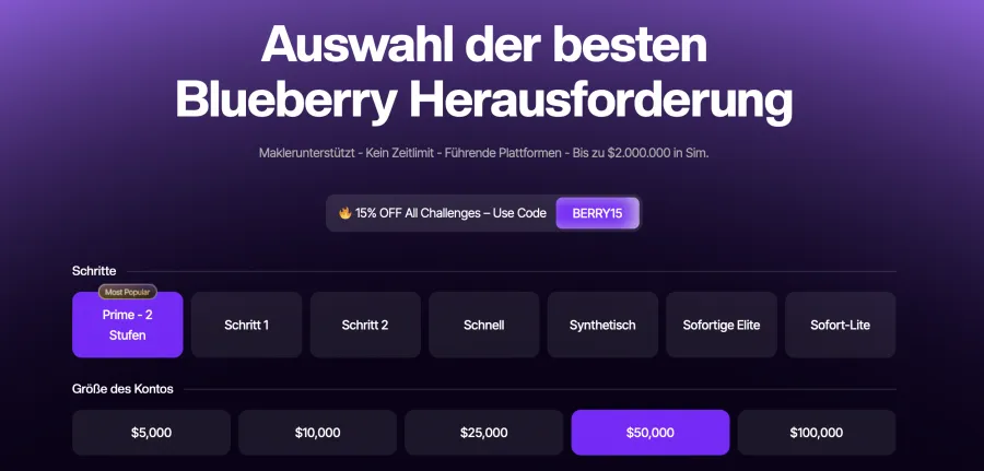 Blueberry Funded 7 Challenges