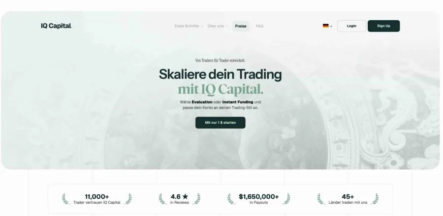 IQ Capital Startseite