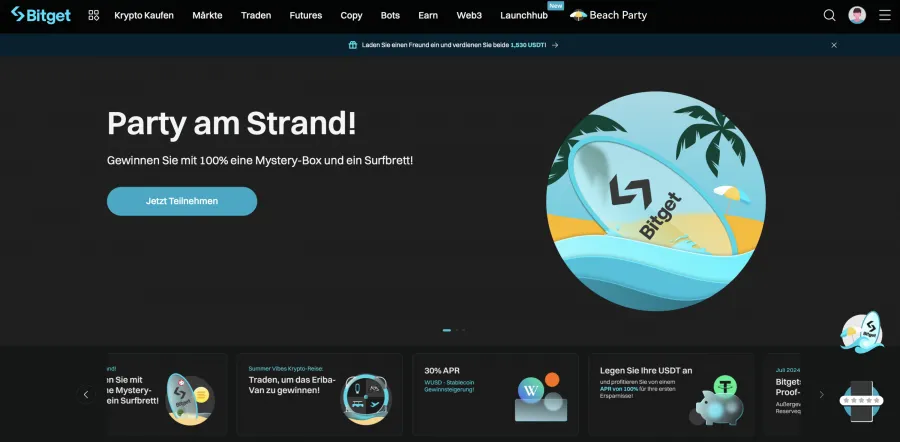 Krypto Daytrading Broker Bitget