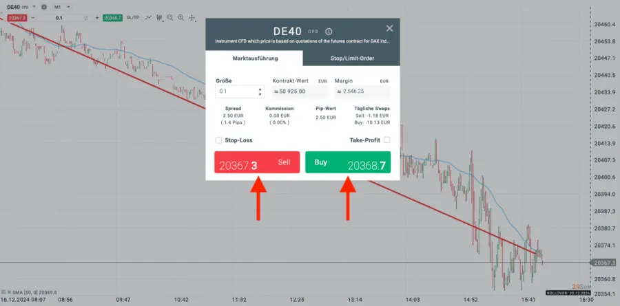 XTB Trade eröffnen