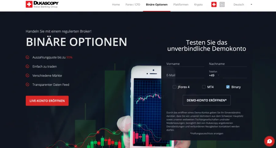 dukascopy binäre optionen