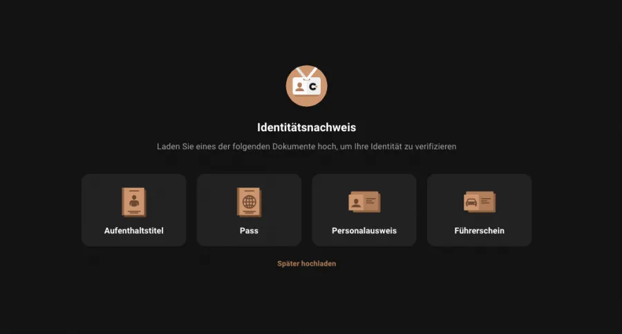 Verifikation des Forex Trading Accounts