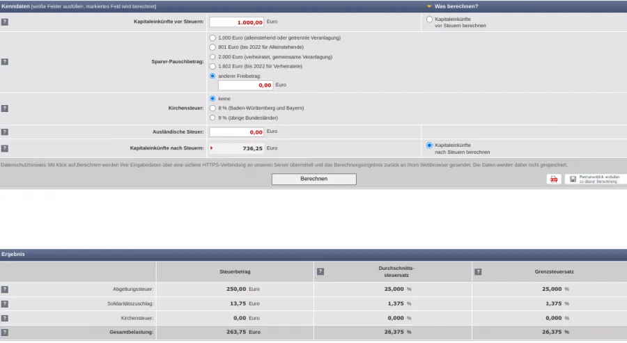 Steuern für Aktien trading berechnen
