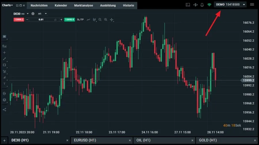Papert Trading Konto bei XTB