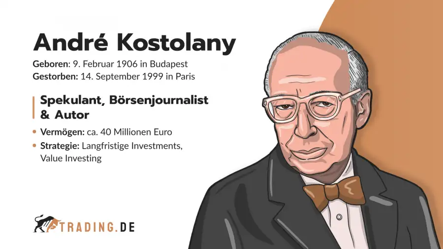 André Kostolany Porträt: Value Investing Strategie, langfristige Investments, Börsenjournalist und Spekulant