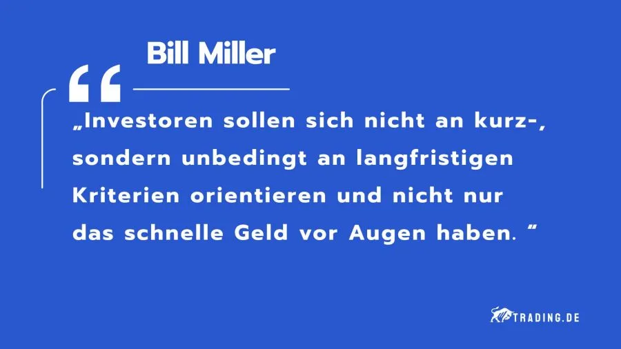 Trading Zitat von Bill Miller