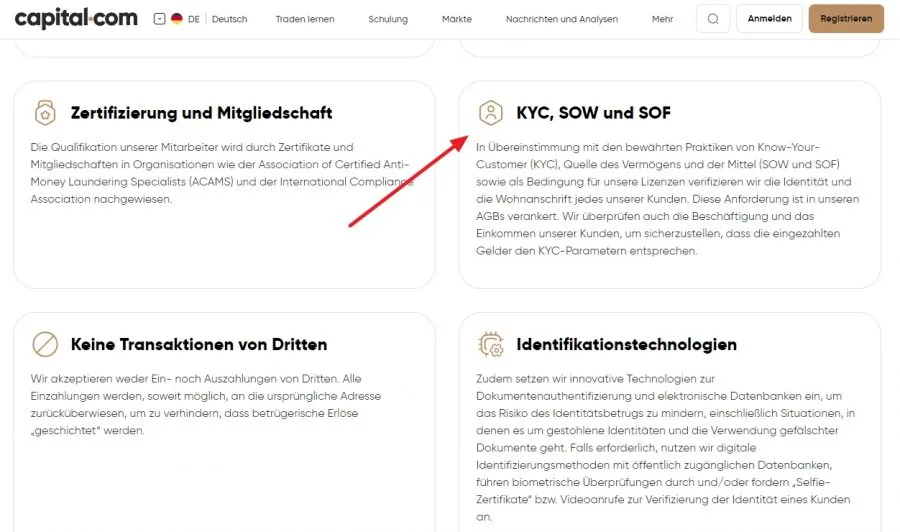 Capital.com KYC