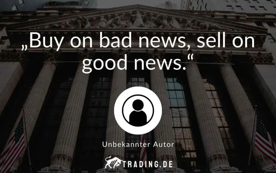 Trading Zitat Buy on Bad News