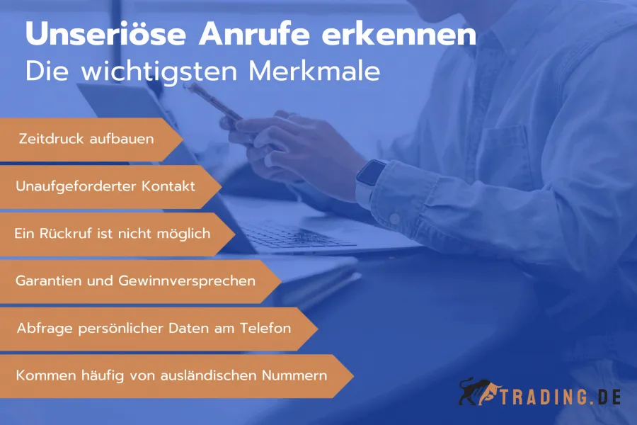 Unseriöse Anrufe erkennen an diesen Merkmalen