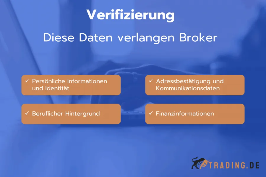 Daten die der Broker bei der Verifizierung braucht