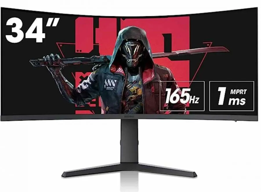 KOORUI 34 Inch Ultrawide Curved Gaming Monitor 165HZ