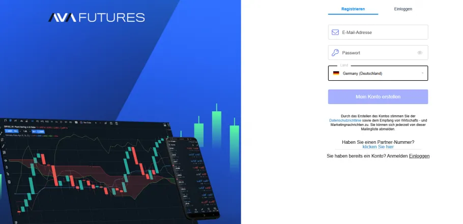 Futures Konto Eröffnung