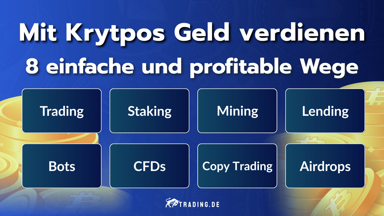 Mi Kryptos Geld verdienen. Acht einfache und profitable Wege.