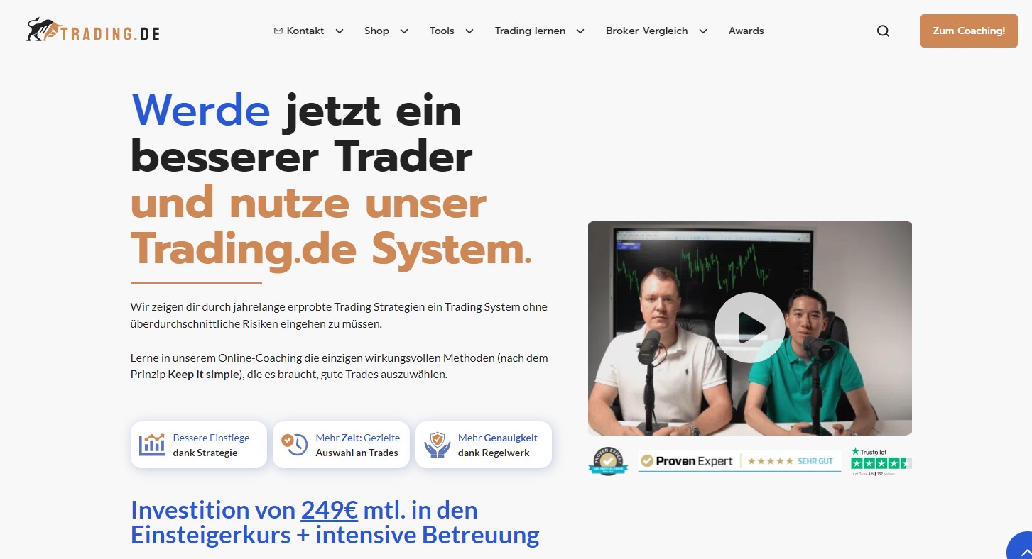 trading.de Ausbildung Trading Simulator